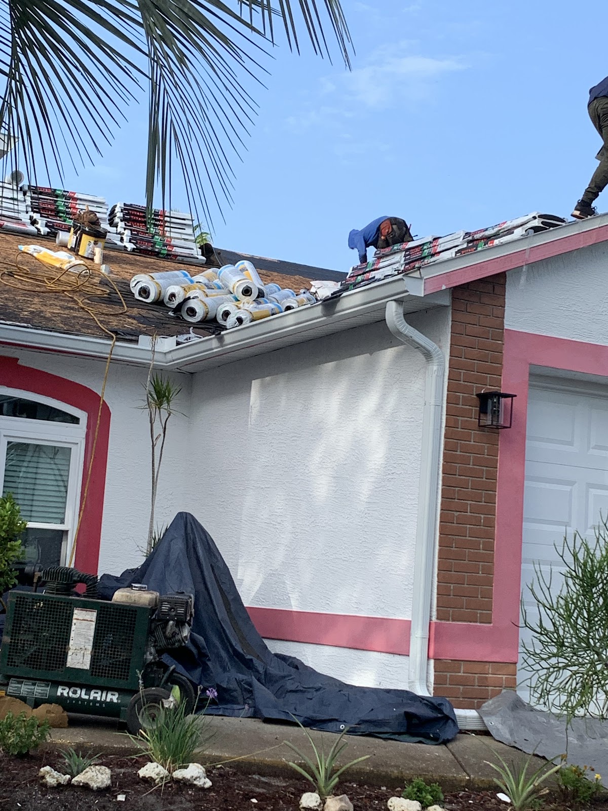 electrical crew working on a residential electrical